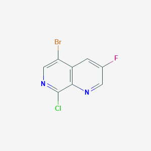 5-Bromo-8-chloro-3-fluoro-1,7-naphthyridine