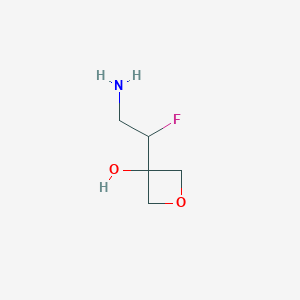 3-(2-Amino-1-fluoroethyl)oxetan-3-ol