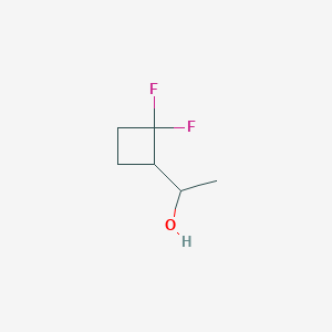 molecular formula C6H10F2O B8218306 1-(2,2-Difluorocyclobutyl)ethan-1-ol 