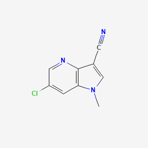 6-chloro-1-methyl-1H-pyrrolo[3,2-b]pyridine-3-carbonitrile