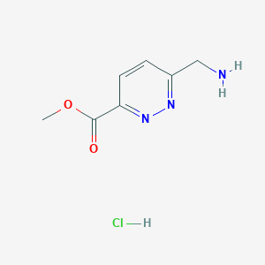 Methyl 6-(aminomethyl)pyridazine-3-carboxylate hcl