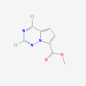 Methyl 2,4-dichloropyrrolo[2,1-f][1,2,4]triazine-7-carboxylate