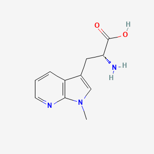 (2R)-2-amino-3-{1-methyl-1H-pyrrolo[2,3-b]pyridin-3-yl}propanoic acid