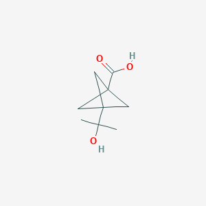 3-(2-Hydroxypropan-2-yl)bicyclo[1.1.1]pentane-1-carboxylic acid