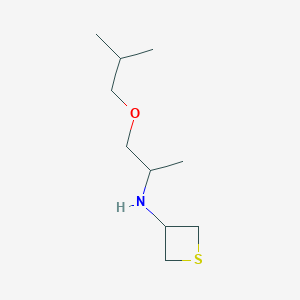 N-(1-Isobutoxypropan-2-yl)thietan-3-amine