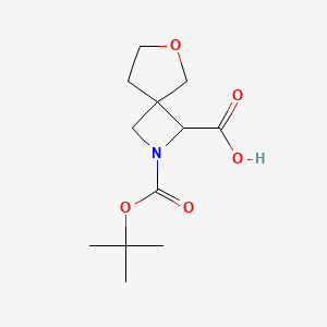 2-[(2-Methylpropan-2-yl)oxycarbonyl]-6-oxa-2-azaspiro[3.4]octane-3-carboxylic acid