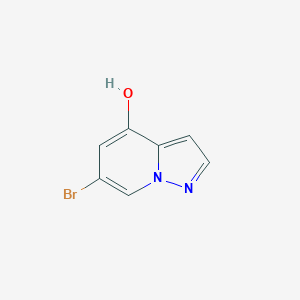 molecular formula C7H5BrN2O B8218582 6-Bromopyrazolo[1,5-a]pyridin-4-ol 