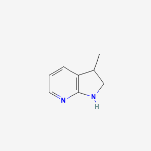 molecular formula C8H10N2 B8218612 3-甲基-2,3-二氢-1H-吡咯并[2,3-b]吡啶 