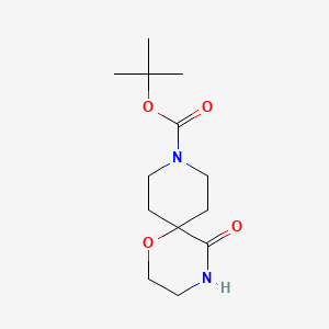Tert-butyl 5-oxo-1-oxa-4,9-diazaspiro[5.5]undecane-9-carboxylate