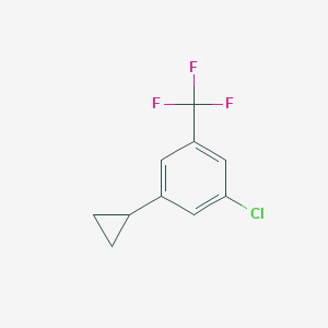 1-Chloro-3-cyclopropyl-5-(trifluoromethyl)benzene