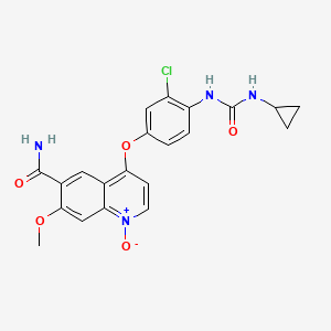 molecular formula C21H19ClN4O5 B8218697 Lenvatinib impurity 10 CAS No. 1788901-86-9