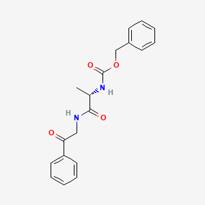 Benzyl (S)-(1-oxo-1-((2-oxo-2-phenylethyl)amino)propan-2-YL)carbamate