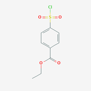 molecular formula C9H9ClO4S B082188 4-(氯磺酰基)苯甲酸乙酯 CAS No. 10486-51-8