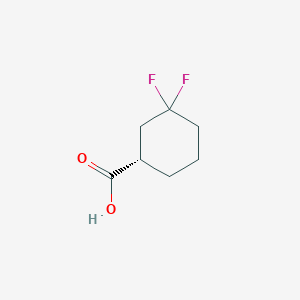 (1S)-3,3-difluorocyclohexane-1-carboxylic acid