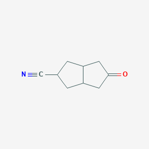 5-Oxooctahydropentalene-2-carbonitrile