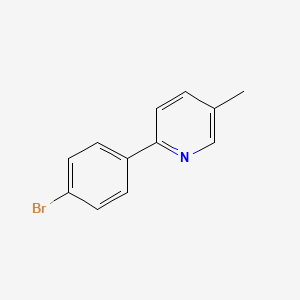 molecular formula C12H10BrN B8218824 2-(4-溴苯基)-5-甲基吡啶 