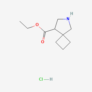 Ethyl 6-azaspiro[3.4]octane-8-carboxylate hcl