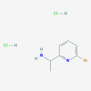 molecular formula C7H11BrCl2N2 B8218851 1-(6-Bromopyridin-2-yl)ethan-1-amine dihydrochloride 