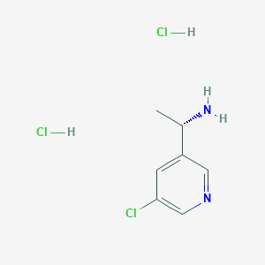 (S)-1-(5-chloropyridin-3-yl)ethan-1-amine dihydrochloride