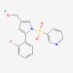 molecular formula C16H13FN2O3S B8218903 Vonoprazan fumarate impurity 4 