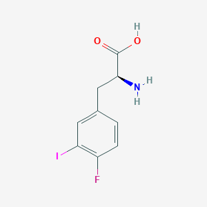 (2S)-2-amino-3-(4-fluoro-3-iodophenyl)propanoic acid