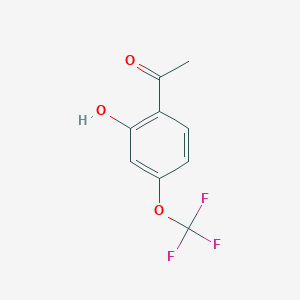 molecular formula C9H7F3O3 B8218938 1-(2-Hydroxy-4-(trifluoromethoxy)phenyl)ethanone 