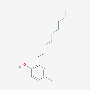 molecular formula C16H26O B082190 Phenol, 4-methyl-2-nonyl- CAS No. 13207-27-7