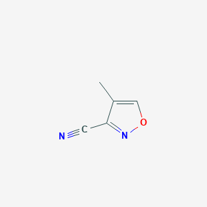 molecular formula C5H4N2O B8219022 4-甲基异恶唑-3-腈 CAS No. 38061-71-1