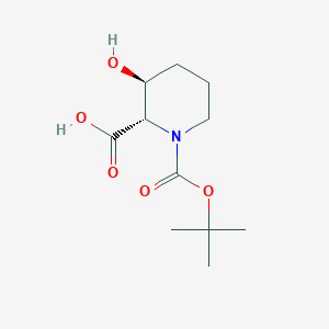 (2S)-1-(tert-Butoxycarbonyl)-3beta-hydroxypiperidine-2-carboxylic acid