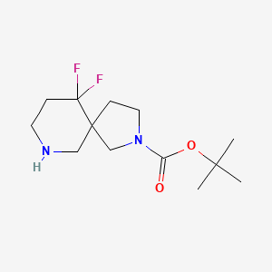 tert-Butyl 10,10-difluoro-2,7-diazaspiro[4.5]decane-2-carboxylate