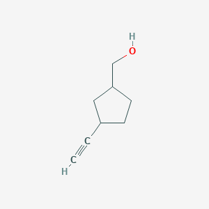 molecular formula C8H12O B8219123 (3-Ethynylcyclopentyl)methanol 