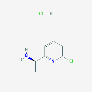 molecular formula C7H10Cl2N2 B8219136 (R)-1-(6-Chloropyridin-2-yl)ethanamine hydrochloride 