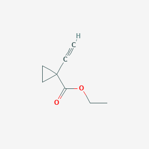 molecular formula C8H10O2 B8219139 Ethyl 1-ethynylcyclopropane-1-carboxylate 