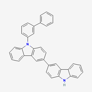 9-[1,1'-Biphenyl]-3-yl-3,3'-bi-9H-carbazole