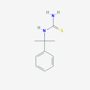 molecular formula C10H14N2S B8219262 1-(2-Phenylpropan-2-yl)thiourea 