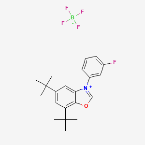 5,7-Di-tert-butyl-3-(3-fluorophenyl)benzo[d]oxazol-3-ium tetrafluoroborate