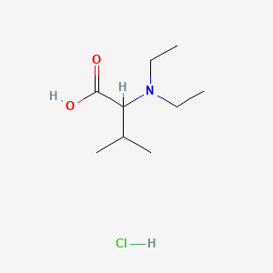 molecular formula C9H20ClNO2 B8219401 2-(Diethylamino)-3-methylbutanoic acid hydrochloride 