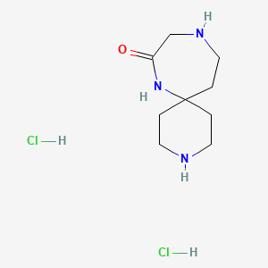 3,7,10-Triazaspiro[5.6]dodecan-8-one dihydrochloride