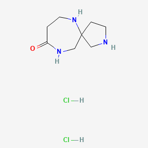 2,6,10-Triazaspiro[4.6]undecan-9-one dihydrochloride