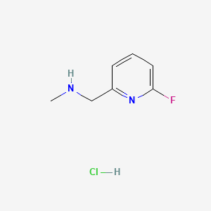 molecular formula C7H10ClFN2 B8219720 [(6-Fluoropyridin-2-yl)methyl](methyl)amine hydrochloride 