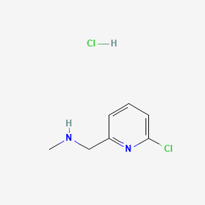 molecular formula C7H10Cl2N2 B8219727 [(6-Chloropyridin-2-yl)methyl](methyl)amine hydrochloride 