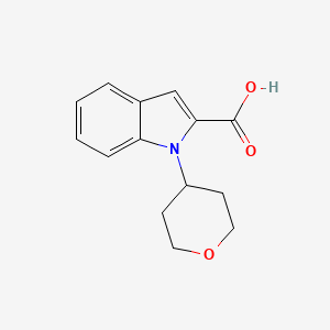 1-(oxan-4-yl)-1H-indole-2-carboxylic acid