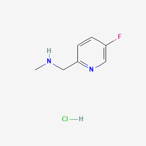 molecular formula C7H10ClFN2 B8219747 [(5-Fluoropyridin-2-yl)methyl](methyl)amine hydrochloride 