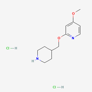 4-Methoxy-2-[(piperidin-4-yl)methoxy]pyridine dihydrochloride