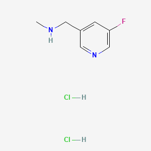 molecular formula C7H11Cl2FN2 B8219932 [(5-Fluoropyridin-3-yl)methyl](methyl)amine dihydrochloride 