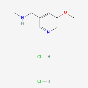 molecular formula C8H14Cl2N2O B8219948 [(5-Methoxypyridin-3-yl)methyl](methyl)amine dihydrochloride 