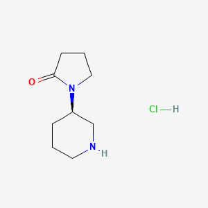 1-[(3R)-piperidin-3-yl]pyrrolidin-2-one hydrochloride