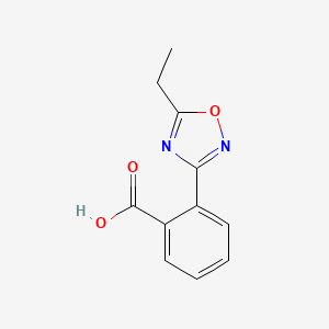 molecular formula C11H10N2O3 B8219984 2-(5-Ethyl-1,2,4-oxadiazol-3-yl)benzoic acid 