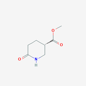 molecular formula C7H11NO3 B8220034 (S)-methyl 6-oxopiperidine-3-carboxylate 