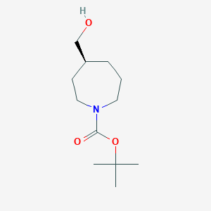molecular formula C12H23NO3 B8220049 tert-Butyl (S)-4-(hydroxymethyl)azepane-1-carboxylate 